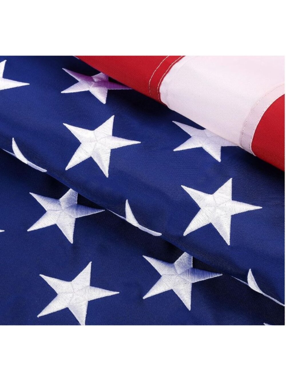 4x6 Embroidered USA Flag Heavy Duty Outdoor Nylon American Flag
